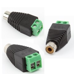 100Pairs Male Female 2.1×5.5mm DC Power Plug Jack Adapter Connector for CCTV Lot