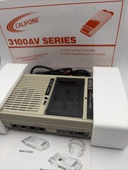 Califone Cassette Tape Player / Recorder 3132AV with Box 120V Working ✅ Open Box