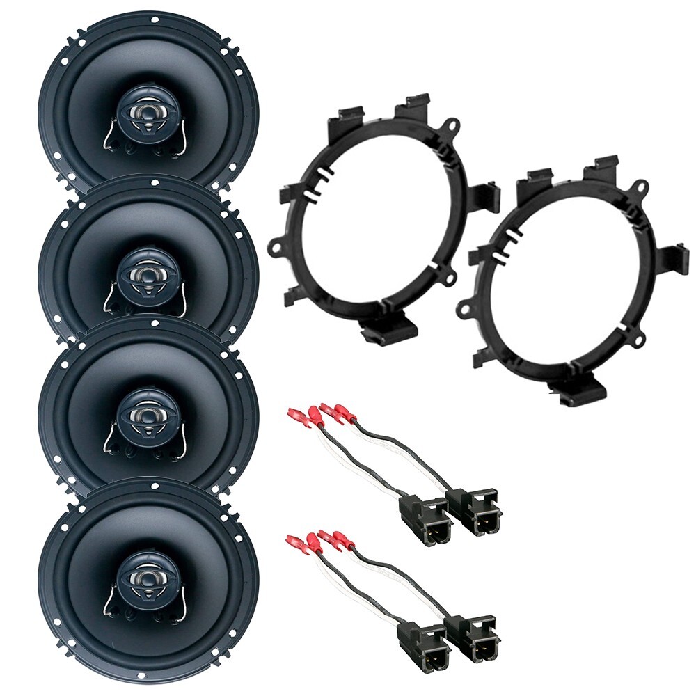 Cerwin Vega Front.Rear 300W Speaker for 1999-2006 Silverado Crew Cab 4 DOOR ONLY