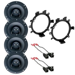 Cerwin Vega Front.Rear 300W Speaker for 1999-2006 Silverado Crew Cab 4 DOOR ONLY