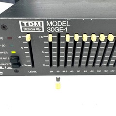 TDM 30GE-1 Mono 30 Band Graphic Equalizer -also- ASA (Advance Sound Application)