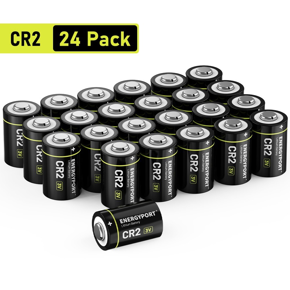 24Pack CR2 3V Lithium Battery 1000mAh Real Capacity DL-CR2 KCR2 Non-Rechargeable