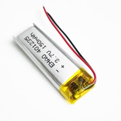 3.7V 150mAh Lipo Rechargeable Battery 401235 For MP3 Bluetooth Bracelet Selfie