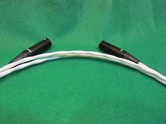 1 Ft Silver Plated TA3M Mini Tiny XLR Male to Male Audio Balanced Cable.