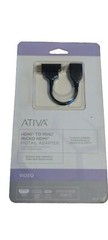 ATIVA HDMI to Mini / Micro HDMI Adapter, Black, 27525 – Versatile 3-in-1 High…