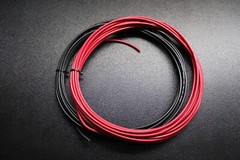 12 GAUGE WIRE RED & BLACK 10 FT EACH PRIMARY AWG STRANDED COPPER POWER GROUND