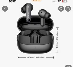MINISO MS106 Wireless Bluetooth 6.0 In-Ear Earbuds AI Translator, Noise-Cancelli