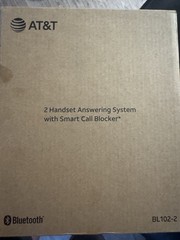 AT&T BL102 DECT 6.0, 2-Handset Cordless Phone for Home With Answering Machine
