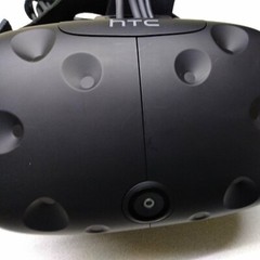 HTC Vive Virtual Reality Headset w/ cables + OEM Link Box and power adapter