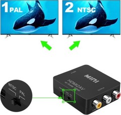 HDMI To RCA AV Converter Adapter 1080P CVBs 3RCA For Video Audio Xbox TV PC DVD