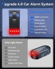 108dB Car Alarm System with Wireless Remote for Maximum Vehicle Security