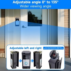 AntiTheft Video Doorbell Mount Compatible with Ring/Blink Wireless Camera Doo…