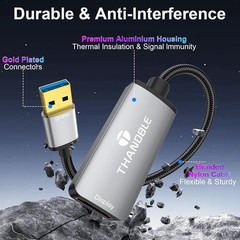 USB 3.0 to HDMI Adapter 1080P 60Hz Video Cable Converter for Mac PC Windows 11