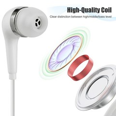 10 Pack Super Bass Headset 3.5mm In-Ear Earphone Stereo Earbuds Headphone Wired