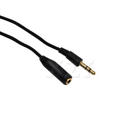 5m 3.5mm Stereo Jack Headphone Extension Cable Male to Female Audio Lead 3.5 HQ