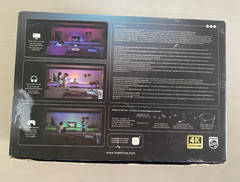 Philips Hue Play HDMI Sync Box w/ Replacement Adapter 555227 4K Ultra HD Black