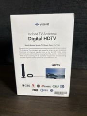 Wave Indoor TV Antenna Digital HDTV 4K Ultra HD 1080p Full HD Brand New Sealed