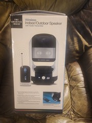 Sharper Image Wireless NIB Indoor/Outdoor Speaker LP 115BMS. Tested. AWESOME!!