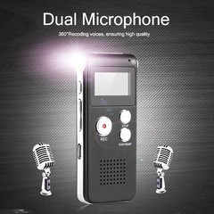 Digital Voice Recorder Dictaphone Audio Sound Recorder Mini Small MP3 Lecture