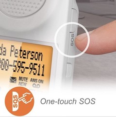 VTech Amplified Senior Cordless Phone w/ Answering Machine, Call Block,90dB Ring