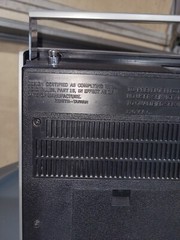 Zenith portable AM FM radio model RH 78Y, AC or battery, made in Taiwan