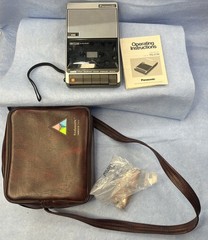 Panasonic Model RQ-2736 Cassette Player, Instructions and non-matching Case