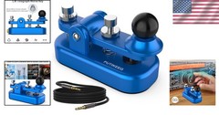 Mini Morse Radio Key Double Paddle with Aluminum Body