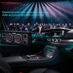 6.5-Inch 400W Car Speakers, Full Range, Enhanced Bass=