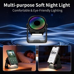 Wireless Induction Speaker 5-in-1 Bluetooth Speaker With Phone Stand