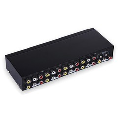 MT-VIKI 8-way RCA switcher 8 in 1 out AV Selector Box For TV Satellite