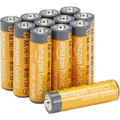 12-Pack AA Batteries, 1.5 Volt, Long Lasting Power, 10-Year Shelf Life
