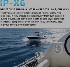 Max 800W 6.5 Inch Marine Speakers – 2 Way Waterproof UV Weather Resistant