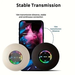 Bluetooth Wireless Speaker Audio Waterproof for Shower Room Kitchen Suction cup