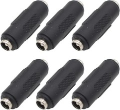 500 DC Coupler Female to Female 5.5mm 2.1mm Barrel Jack Power Connector Plug Lot
