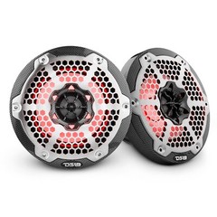 DS18 CF-65M 6.5″ Carbon Fiber Marine Speaker – 2-Way 300W Max 4 Ohms 2 Speakers