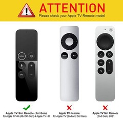 Protective Case for Apple TV 4K/HD Siri Remote 1st Gen Shockproof Silicone Cover