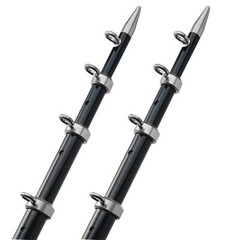 TACO 15′ BLACK/SILVER 1-1/2″ OUTRIGGER POLES HD