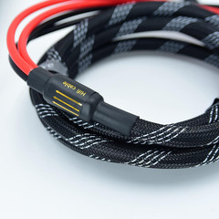 25Ft 2Packs 13Awg Speaker Cable Premium Heavy Duty Braided Wire Dual Banana 2 Pl