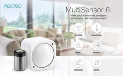 Aeotec Z-Wave MultiSensor 6, 6 in 1 sensor, Tempurature, Humidity, Motion, Light
