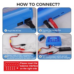 B6AC 80W Lipo Battery Balance Charger 6Amp Discharger, RC Hobby Battery Charger