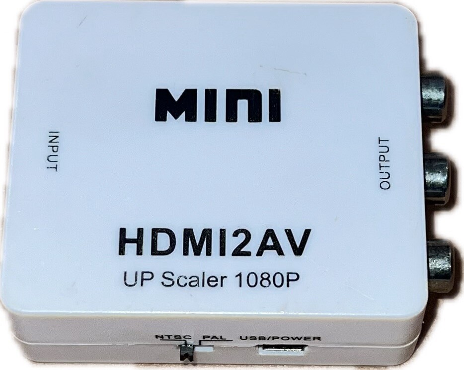 HDMI2AV Mini Converter HDMI To AV Adapter HDMI to RCA 1080P HD Video Audio
