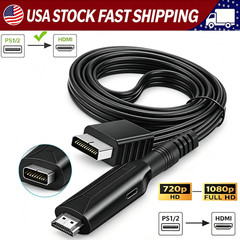 For Sony PS1/2 toHDMI Adapter Cable Game Console Audio Video Converter Cable LOT
