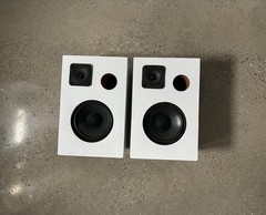Bose Model 21 Main / Stereo Speaker White Custom Wood Cabinet Made In USA