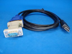 us seller NEW HDMI TO DB9 SERIAL VGA RS232 9-PIN ADAPTER CABLE LEAD. Getwiredusa
