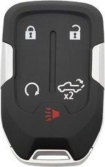 Key Fob Cover For Chevy Silverado & GMC Sierra 2019-2022 5 Buttons No Chip