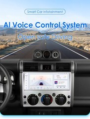 12.3″ 8+128GB Carplay Android 13 Navi Radio For Toyota FJ Cruiser 2006-2021+CAM