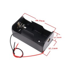 Battery Holder for D Battery 1 2 3 4 8 Position Cell Case Box With Wire lot