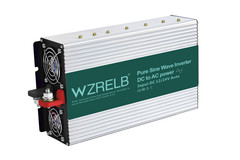 2500W Pure Sine Wave Inverter 12V/24V Auto-Detect DC to 110V/120V AC Off-Grid RV