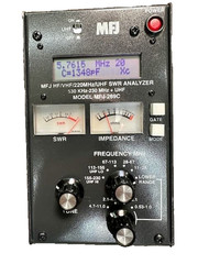 MFJ-269C Antenna Analyzer HF/VHF/UHF w/Soft-Side Case, AC Power Cord, and Manual