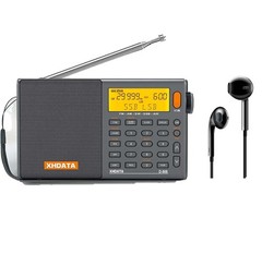 XHDATA D-808 Professional Portable Radio | FM Stereo/SW/MW/LW/Air Band Receiver